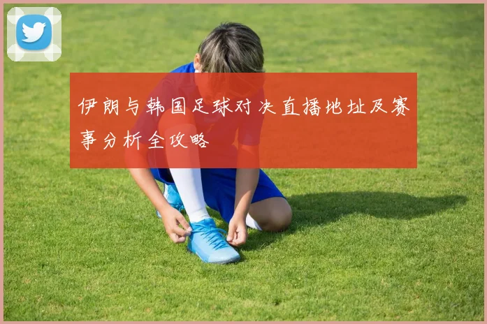 伊朗与韩国足球对决直播地址及赛事分析全攻略